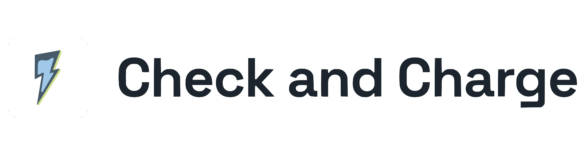 Logo check and charge