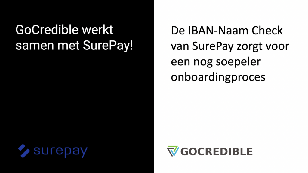 betaaldienst gocredible surepay samenwerking