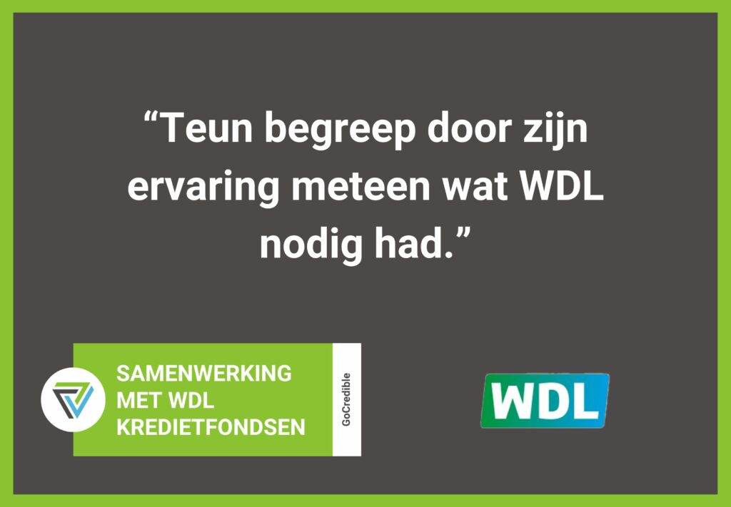 wdl kredietfondsen samenwerking gocredible