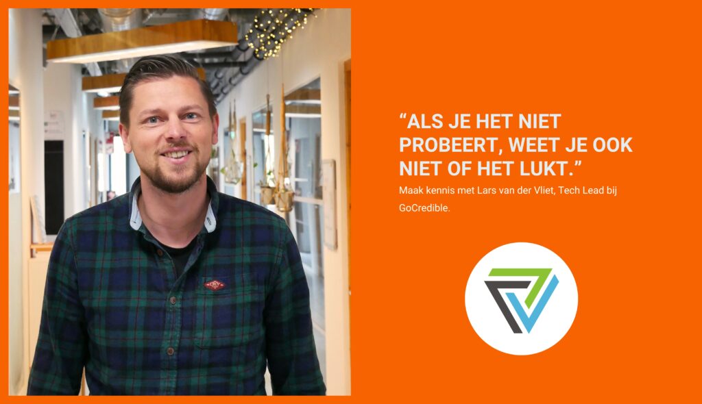 Lars van der Vliet maak kennis gocredible tech lead man hemd hal lach